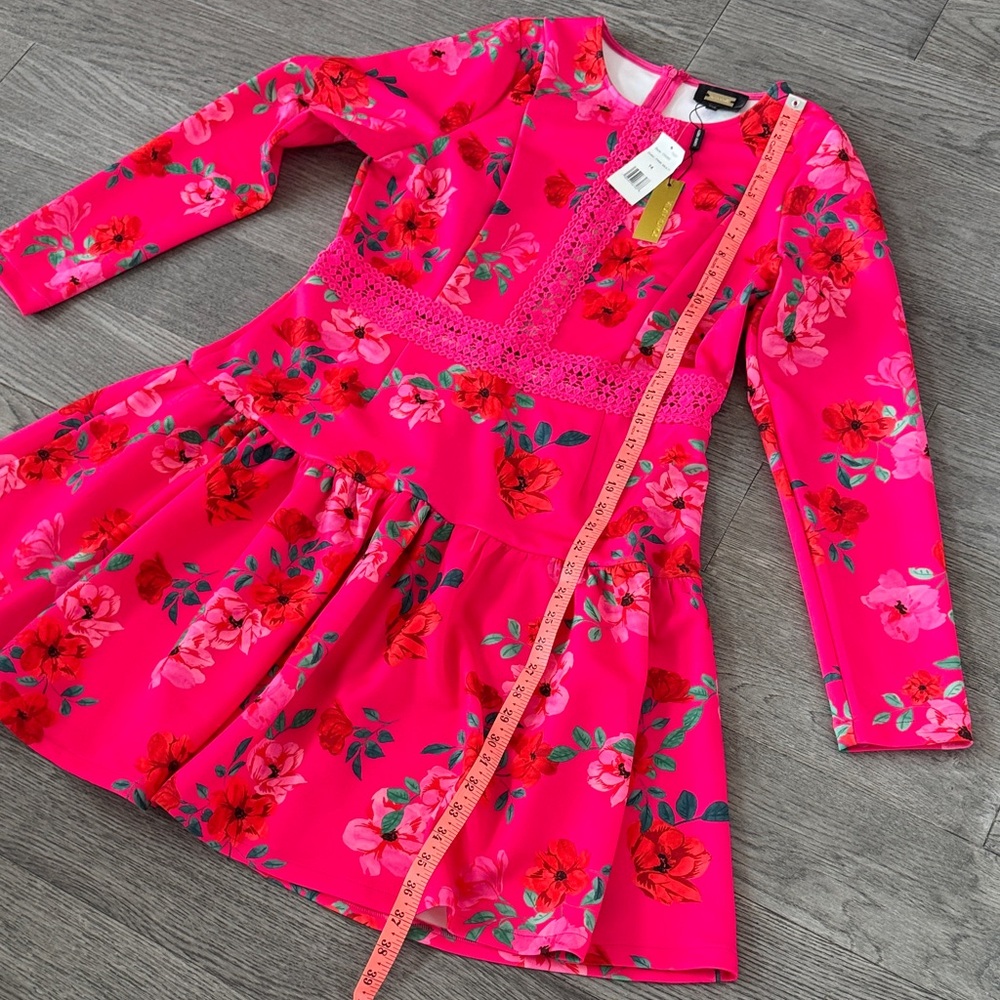 Alexia Admor Pink Floral Mini Dress - Picture 7 of 11